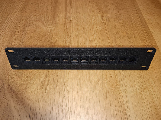 12 Port 10″ 1U Patch Panel