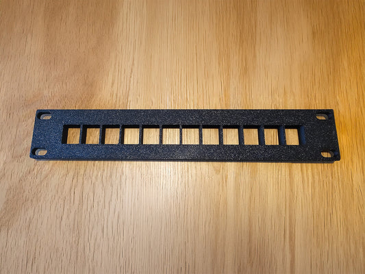 12 Port 10″ 1U Patch Panel