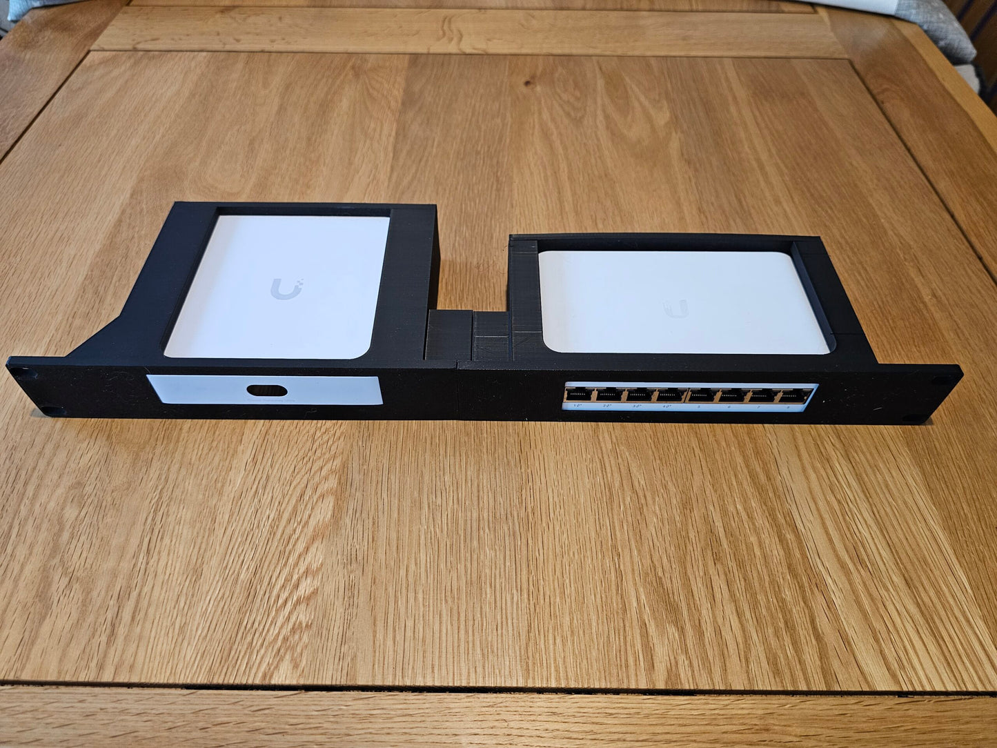 Ubiquiti UniFi UCG-Ultra / UCG-Max 19", 1U Rackmount Bracket - "USW-8-Lite-PoE" image