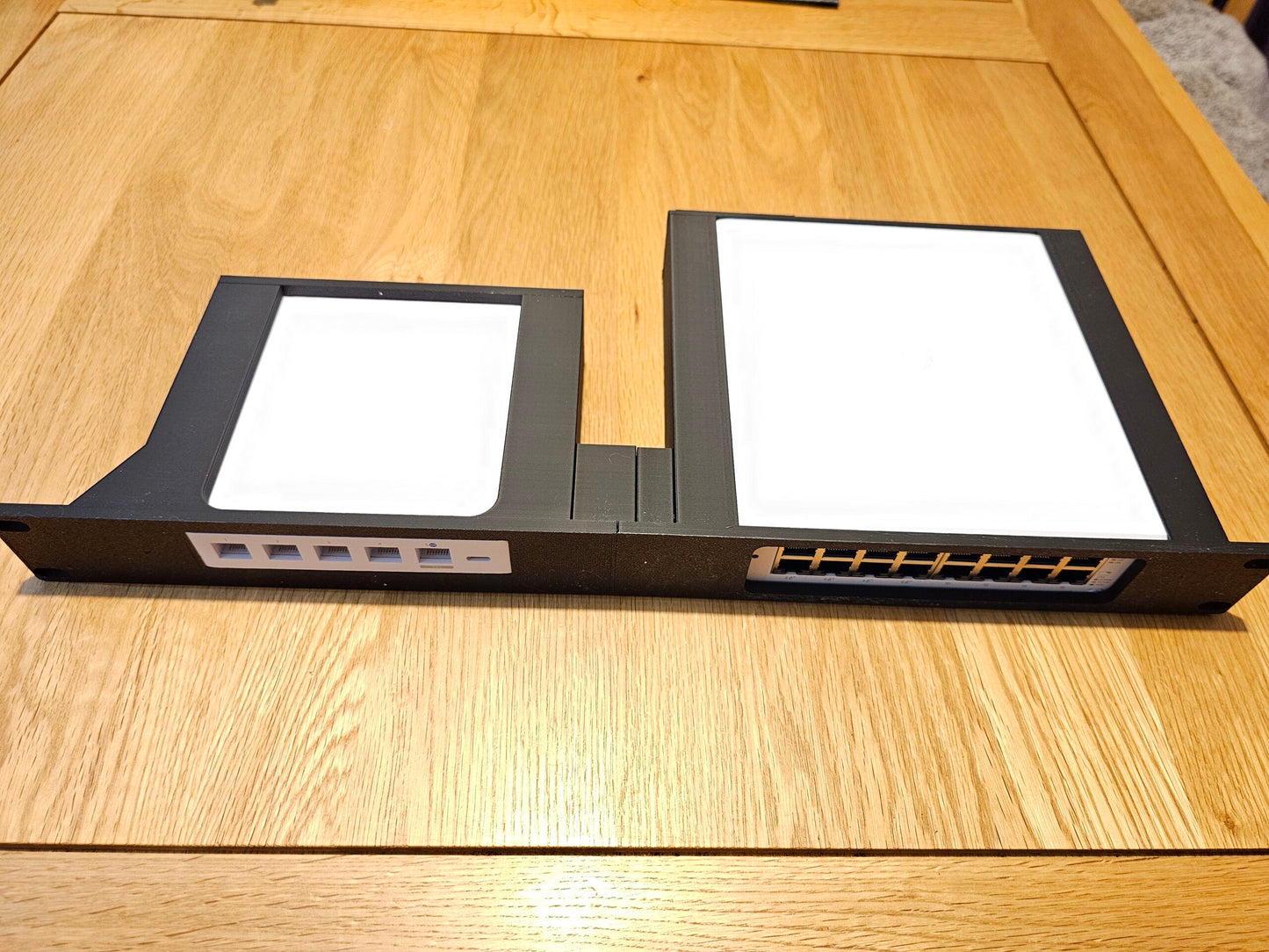 Ubiquiti UniFi UCG-Ultra / UCG-Max 19", 1U Rackmount Bracket - "USW-16-Lite-PoE" image